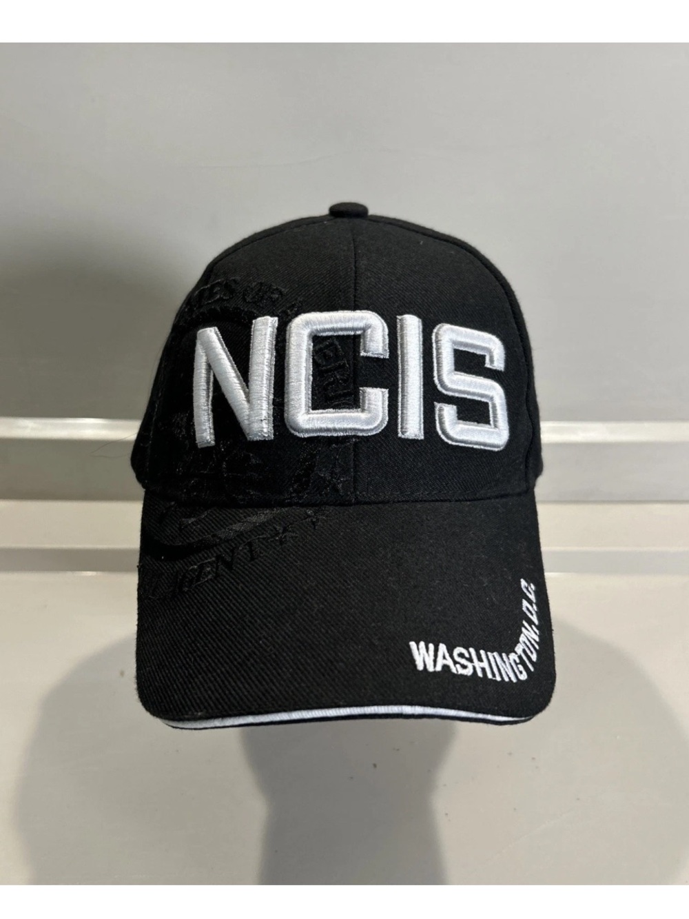 NCIS Washington DC Hat Adjustable Embroidered Wrap Around Patriotic Graphics OS